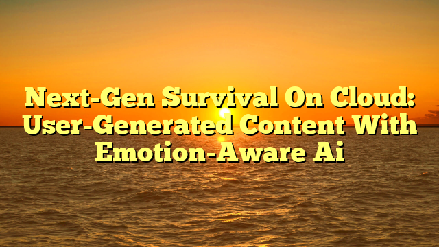 Next-Gen Survival On Cloud: User-Generated Content With Emotion-Aware Ai