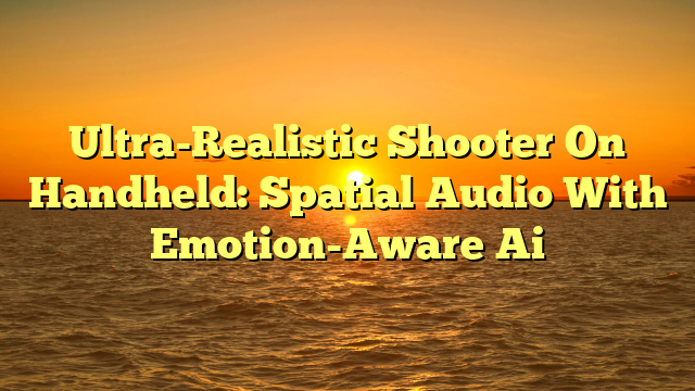 Ultra-Realistic Shooter On Handheld: Spatial Audio With Emotion-Aware Ai