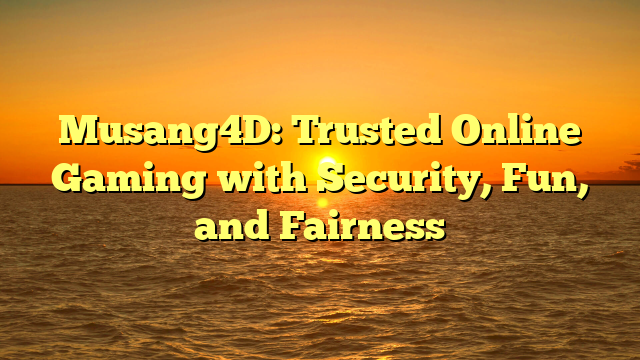 Musang4D: Trusted Online Gaming with Security, Fun, and Fairness